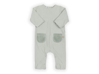 Immagine di Bamboom tutina con tasche teddy sky grey 1042-352 tg 1 mese - Tutine