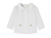 Immagine di Paz Rodriguez completo blusa cream e pantaloni Pascua light brown 006-0152844+007-153122 tg 6 mesi