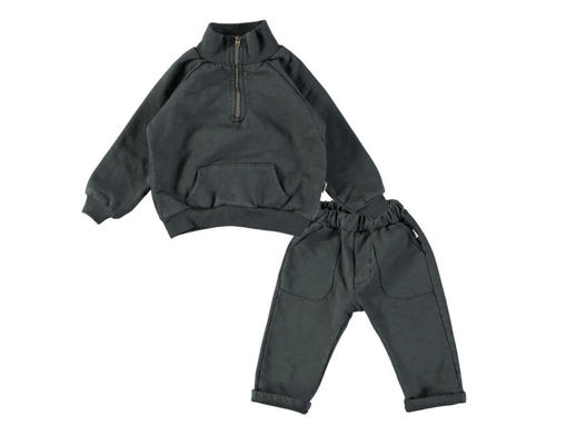 Immagine di Petit Indi completo 2 pz Type Collection antracite 24 mesi - Vestiti per Bambini e Neonati