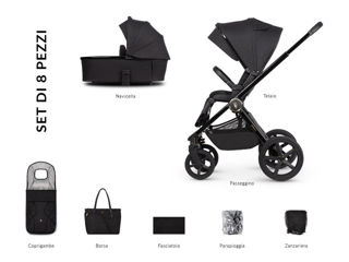 Immagine di Venicci duo Upline 2 all black - Passeggini trio e duo