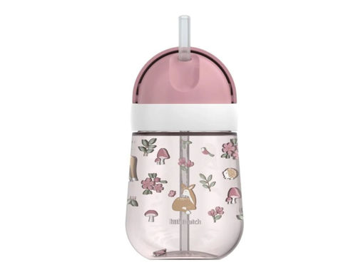 Immagine di Little Dutch prima borraccia con cannuccia 300 ml fairy garden 108014065406 - Tazze e bicchieri