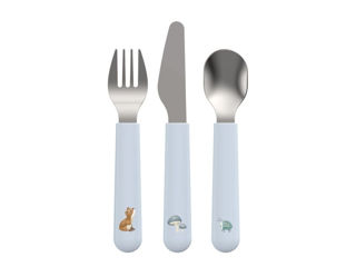 Immagine di Little Dutch set posate kids 3 pz forest friends 108033065408 - Piatti e posate