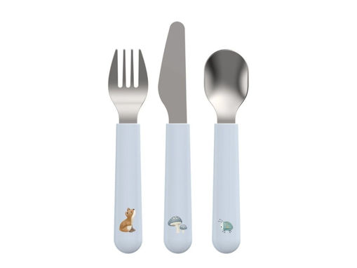 Immagine di Little Dutch set posate kids 3 pz forest friends 108033065408 - Piatti e posate