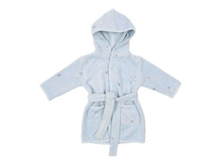 Immagine di Little Dutch accappatoio ricamato blue tg 86/92 - Accappatoi
