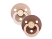 Immagine di Bibs 2 ciucci Studio Fusion 0-6 mesi blush-woodchuck - Ciucci