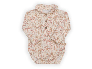 Immagine di Bamboom body a polo con colletto volant print autumn forest 1021-342 tg 6 mesi - Body neonato