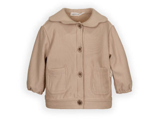 Immagine di Bamboom giacca con colletto a fiore mocha sand 1022-347 tg 6 mesi - Capi spalla