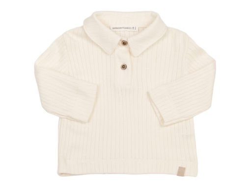 Immagine di Bamboom Polo maniche lunghe warm white 1046-345 tg 6 mesi - Maglie