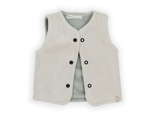 Immagine di Bamboom Gilet smanicato reversibile sky grey 1057-352 tg 12-18 mesi - Maglie