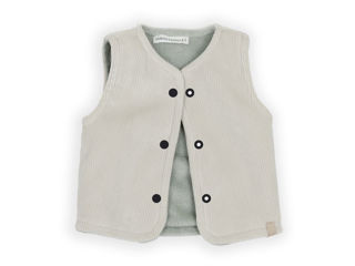 Immagine di Bamboom Gilet smanicato reversibile sky grey 1057-352 tg 18-24 mesi - Maglie