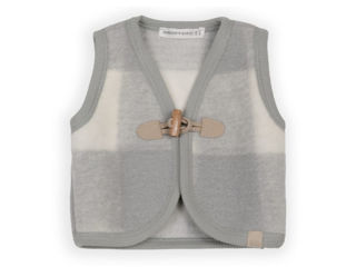 Immagine di Bamboom Smanicato lana cotta moss grey 1067-351 tg 9-12 mesi - Maglie