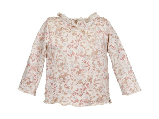 Immagine di Bamboom shirt colletto volant print autumn forest 1068-342 tg 12-18 mesi - Maglie