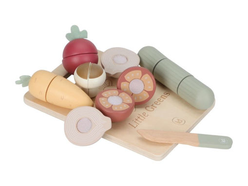 Immagine di Little Dutch verdure da tagliare FSC LD2505 - Giocattoli in legno Little Dutch