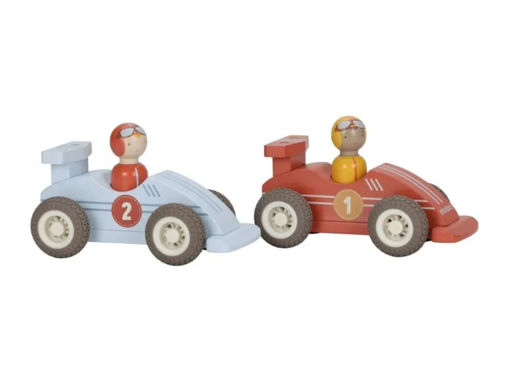 Immagine di Little Dutch macchinine da corsa con personaggi FSC LD2526 - Giocattoli in legno