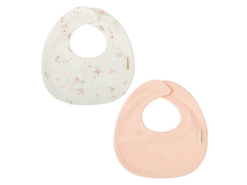 Immagine di Bimbidreams set 2 bavaglini 19x19 cm 190 monet rosa 190R0114 - Bavaglini Neonato