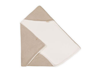 Immagine di Bamboom copertina Wrap con cappuccio brushed 80X80 cm melange sand 959TE00040-181 - Corredino nanna