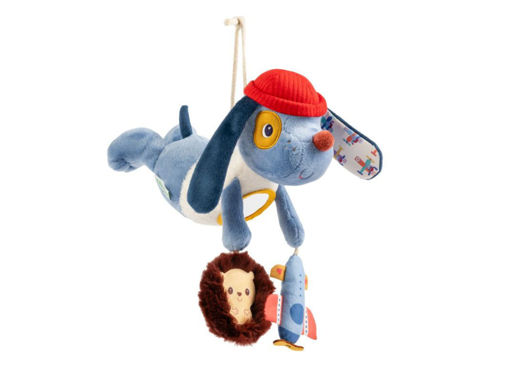 Immagine di Lilliputiens peluche appeso Jules il cane 83590 - Peluches