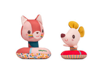 Immagine di Lilliputiens giochi galleggianti da bagno Jeanne e Nina 83652 - Giochi per il bagnetto