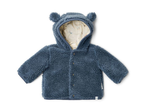 Immagine di Little Dutch cardigan Teddy blue tg 62 cm - Maglie