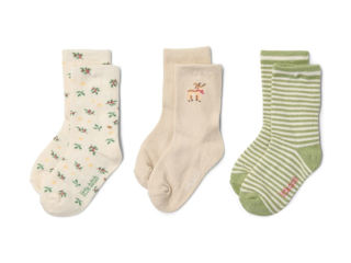 Immagine di Little Dutch 3 paia di calzini Little Christmas tg 17/20 - Calzine per neonato