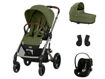 Immagine di Cybex trio Balios S Lux taupe-moss green - Passeggini trio