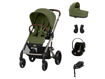 Immagine di Cybex trio Balios S Lux con Base G taupe-moss green - Passeggini trio