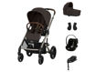 Immagine di Cybex trio Balios S Lux con Base G taupe-chocolate brown - Passeggini trio
