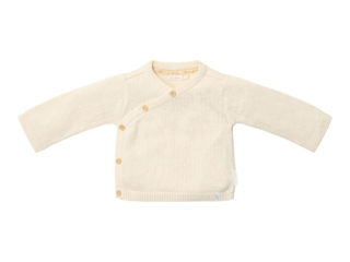Immagine di Little Dutch cardigan lavorato a maglia off white tg 68 - Maglie