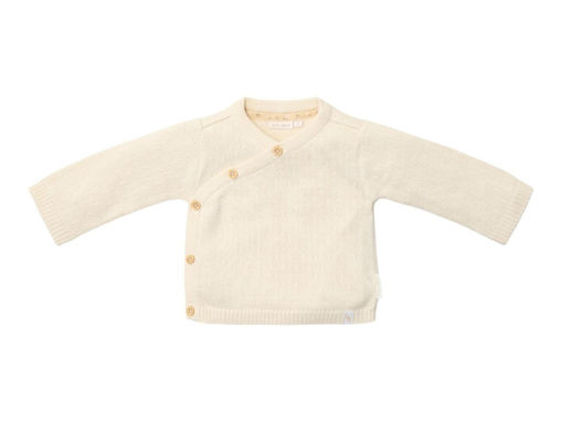 Immagine di Little Dutch cardigan lavorato a maglia off white tg 68 - Maglie