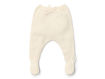 Immagine di Little Dutch pantalone lungo lavorato a maglia con piedini off white tg 62
