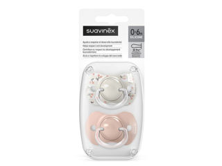 Immagine di Suavinex 2 ciucci Birdies 0-6 mesi rosa - Ciucci