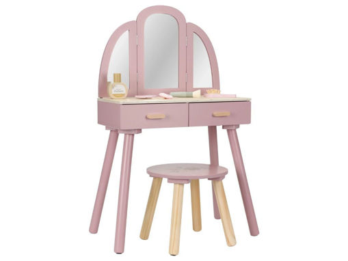 Immagine di Little Dutch vanity table con sgabello FSC LD2513 - Giocattoli in legno Little Dutch
