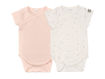 Immagine di Bamboom body manica corta set 2 pz tulips mix 423-141 tg 0-1 mese