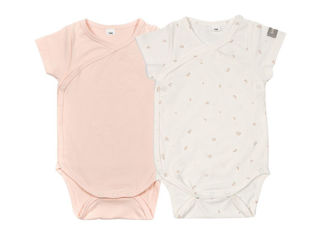 Immagine di Bamboom body manica corta set 2 pz tulips mix 423-141 tg 0-1 mese - Body neonato