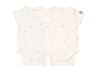 Immagine di Bamboom body manica corta set 2 pz animal mix 423-143 tg 0-1 mese - Body neonato