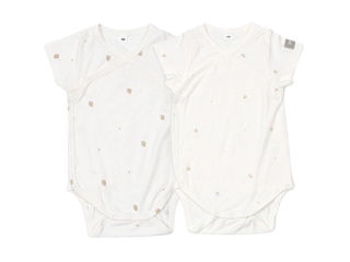Immagine di Bamboom body manica corta set 2 pz squirrel mix 423-145 tg 0-1 mese - Body neonato