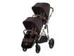 Immagine di Cybex passeggino doppio Gazelle S tpe-chocolate brown - Passeggini gemellari