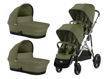 Immagine di Cybex passeggino gemellare Gazelle S + 2 navicelle tpe-moss green - Passeggini gemellari