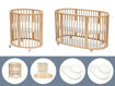 Immagine di Stokke Sleepi V3 naturale bundle completo – culla e lettino con materassi e lenzuola