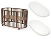 Immagine di Stokke lettino Sleepi V3 warm brown completo di materasso e lenzuolo - Lettini