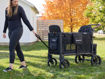 Immagine di WonderFold passeggino wagon 4 posti W4 Luxe Pro jet black