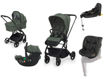 Immagine di Foppapedretti trio TicToc + seggiolino Disk Grow + Base Disk olive - Passeggini trio
