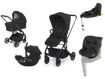 Immagine di Foppapedretti trio TicToc + seggiolino Disk Grow + Base Disk ebony - Passeggini trio