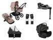 Immagine di Bugaboo trio Fox 5 Renew completo black/desert taupe melange-desert taupe melange - Passeggini trio