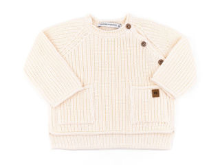 Immagine di Bamboom maglione a costine bianco 1186TE00039-01 tg 6 mesi - Maglie