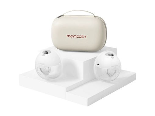 Immagine di Momcozy tiralatte indossabile doppio M5 grigio - Tiralatte elettrico