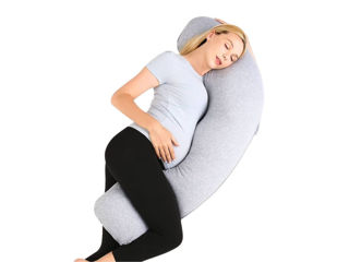 Immagine di Momcozy cuscino gravidanza a forma di J - Cuscini allattamento