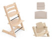 Immagine di Stokke seggiolone Tripp Trapp naturale + cuscino beige