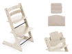 Immagine di Stokke seggiolone Tripp Trapp vanilla white + cuscino beige - Seggioloni pappa