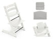 Immagine di Stokke seggiolone Tripp Trapp bianco + cuscino anthracite - Seggioloni pappa